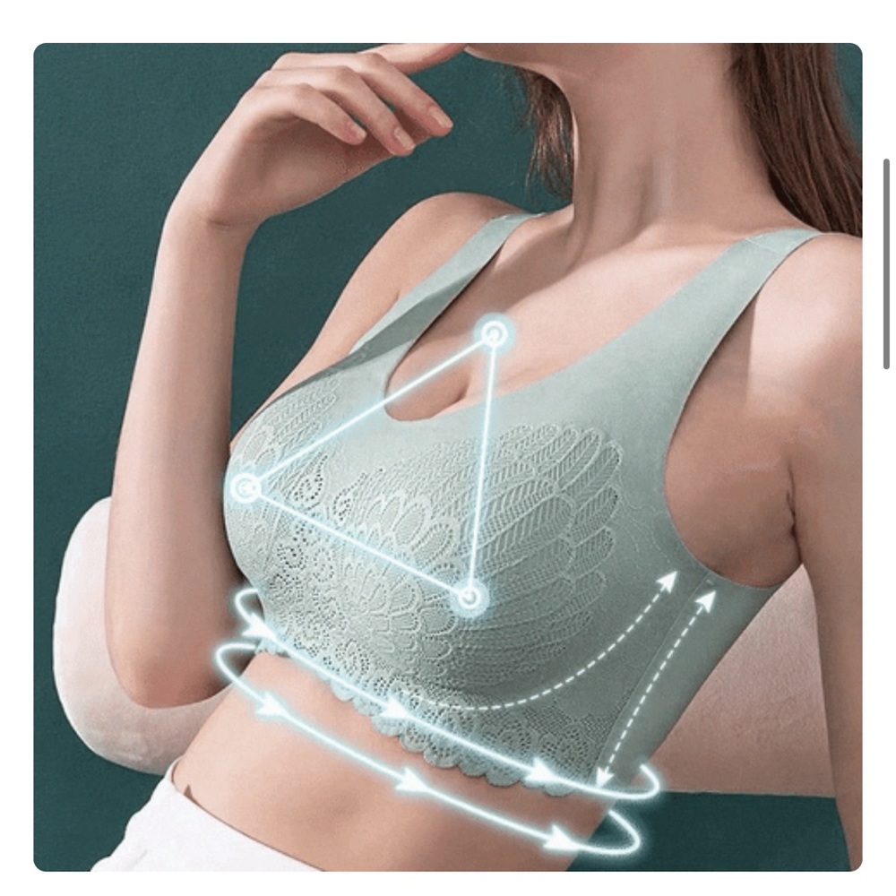 PLUS SIZE XXXL & XXXXL SOFT LIFTING BRA BY NULA See size chart in photo